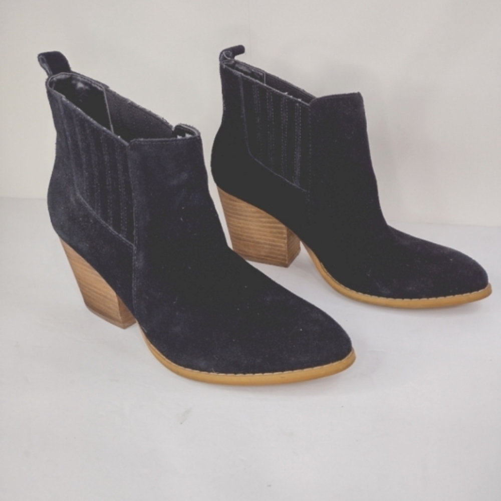 CROWN vintage lasso leather suede boots women size (81/2 M)